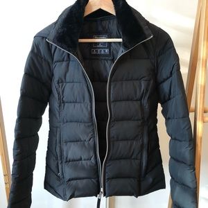 Abercrombie & Fitch puffer jacket, size XS, black